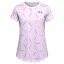Dziewczęca koszulka Under Armour Twitch Multi Print SS - Kolor: Fioletowy, Rozmiar: 149-160