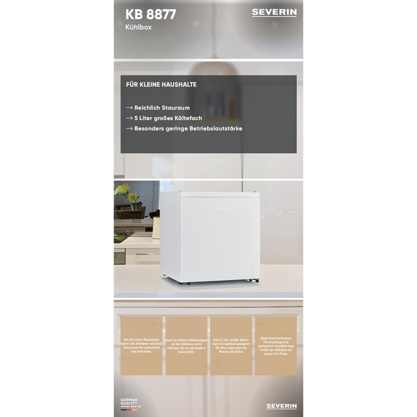 Chladící box Severin KB 8877 bílý
