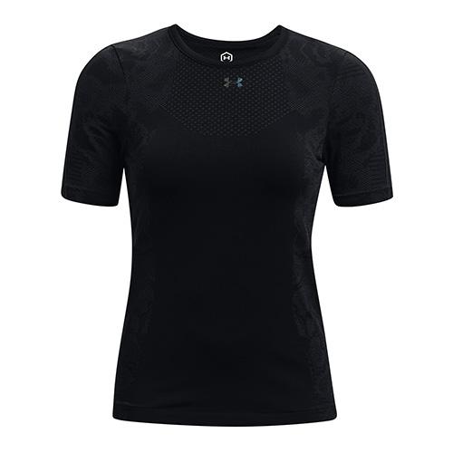 Under Armour Rush Seamless Women's T-Shirt - Color: Black, Size: L
