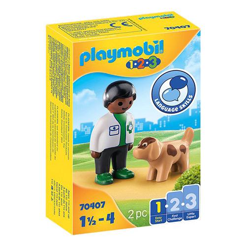 Tierarzt mit Hund Playmobil 70407