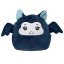 30 cm Glow-in-the-Dark Plush Bat by Ylvi Swoppies
