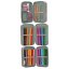 Three-tier pencil case with Miss Melody Romantic Fields accessories