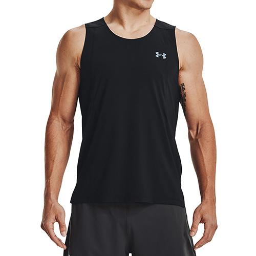 Under Armour UA ISO-CHILL LASER SINGLET Men's Tank Top - Color: Black, Size: S