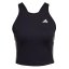 Dámské tílko Adidas 3S Crop - Barva: Černá, Velikost: M