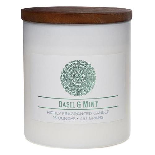 Świeca Colonial Candle Wellness, Basil & Mint