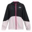 Under Armour Woven FZ Storm Jacket for Girls - Color: Black, Size: 149-160
