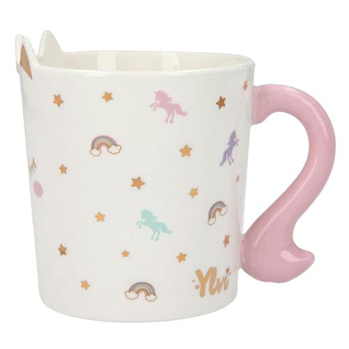 Porzellantasse Ylvi Born to be a Unicorn, 300 ml
