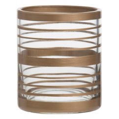 Svícen Yankee Candle Copper Elegance 2, skleněný