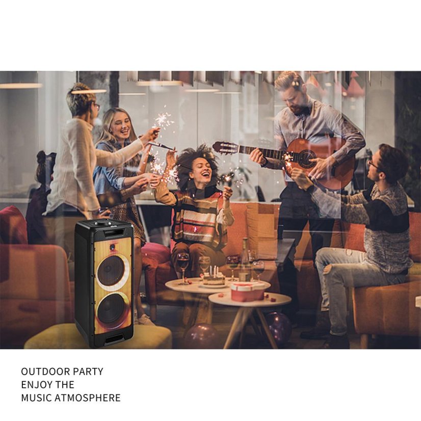 AKAI Party box 800 black speaker