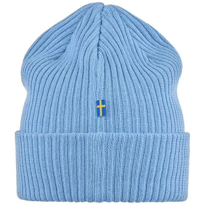Čepice Fjällräven Rib Hat - Farba: Modrá džínsovina