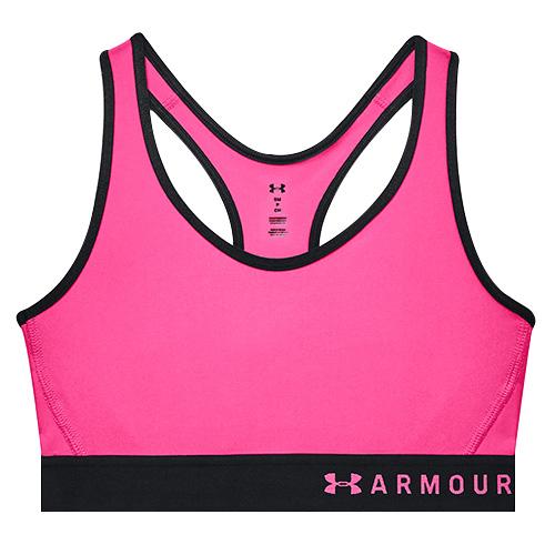 Dámská podprsenka Under Armour Armour Mid Keyhole Bra - Barva: Černá, Velikost: XS