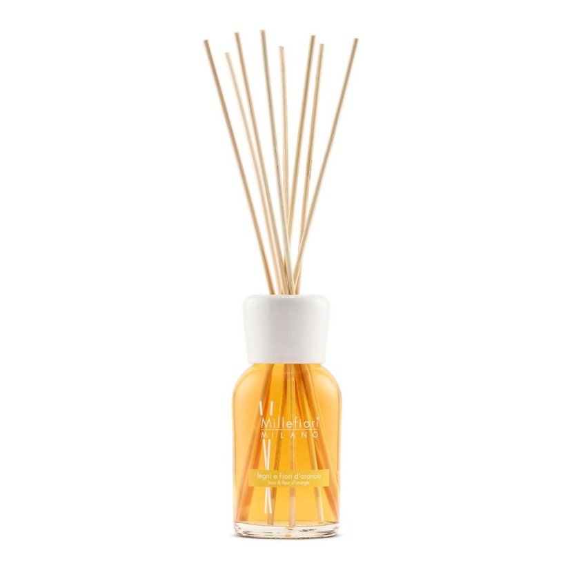 Diffusor Millefiori Milano Natural, Legni e Fiori d´Arancio, 250 ml