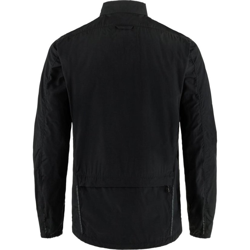 Pánská bunda Fjällräven Hoja Rider"s Wind Jacket M - Farba: Čierna, Veľkosť: S