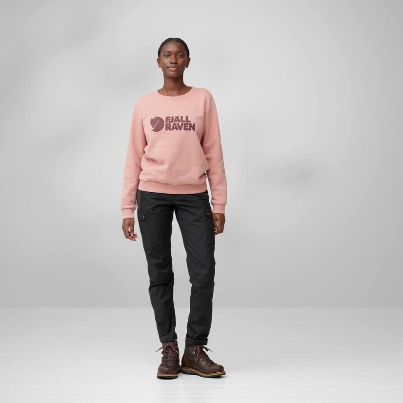 Dámská mikina Fjällräven Logo Sweater W - Kolor: Wino, Rozmiar: XS