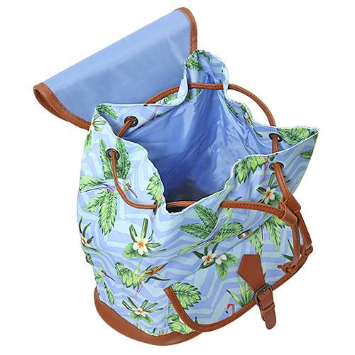 Plecak Target Vintage Retro Floral Blue Flamingo 21963