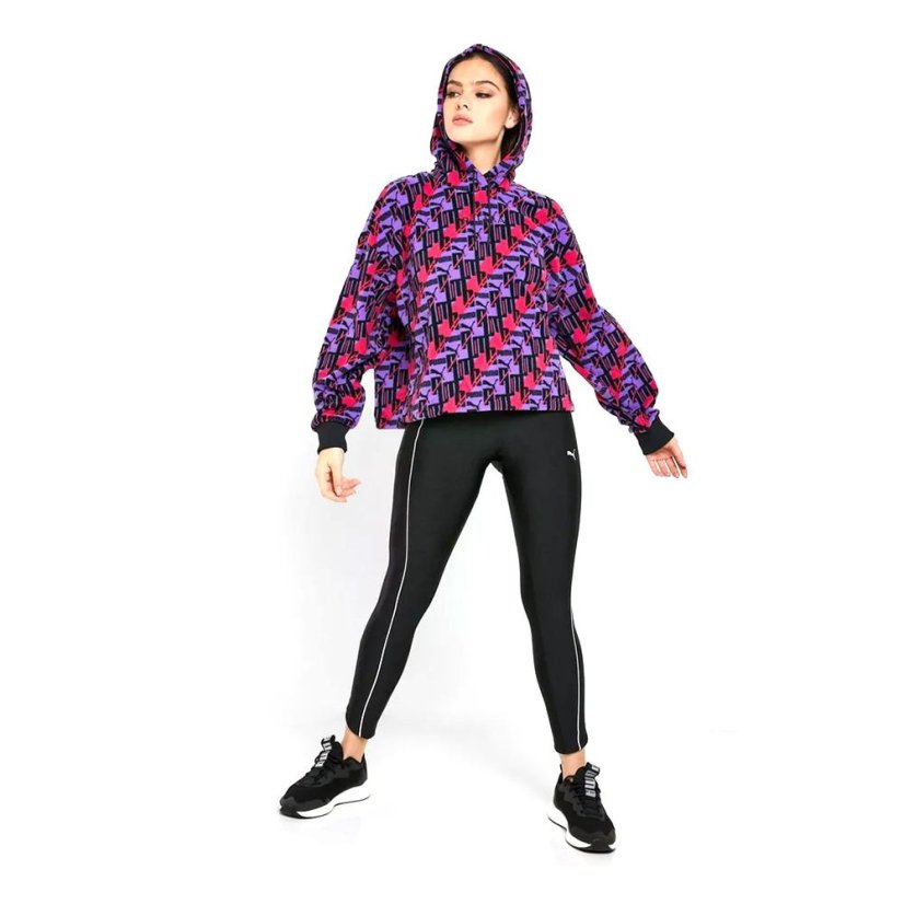Damen-Fleece-Sweatshirt Puma XTG Fleece Hoody - Farbe: Violett, Größe: XL