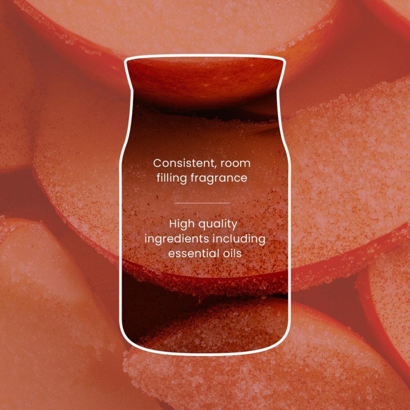 Yankee candle Votive Candle in a Glass Jar, Sugared Cinnamon Apple