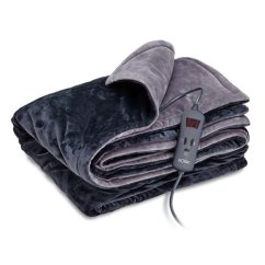 Heizdecke Solac Reikiavik single CT8607 grau-schwarz