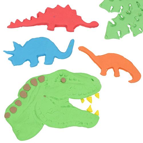 Czerwona masa modelarska Dino World Velociraptor