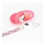 Heart-shaped eraser and Top Model Best Friend pencil sharpener, light pink