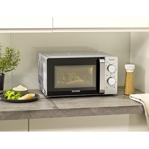 Severin MW 7780 silver microwave oven