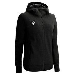 DRUM FULL LENGTH ZIP WOMAN HOODIE BLK