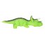 Dino World light-up dinosaur toy, green Triceratops