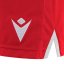 Fußballshorts Macron Tempel - Farbe: Rot/Weiß, Größe: M