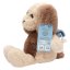 Milo the Plush Dog with Princess Mimi Backpack, 26 cm