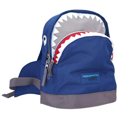 Underwater World children's backpack, shark head