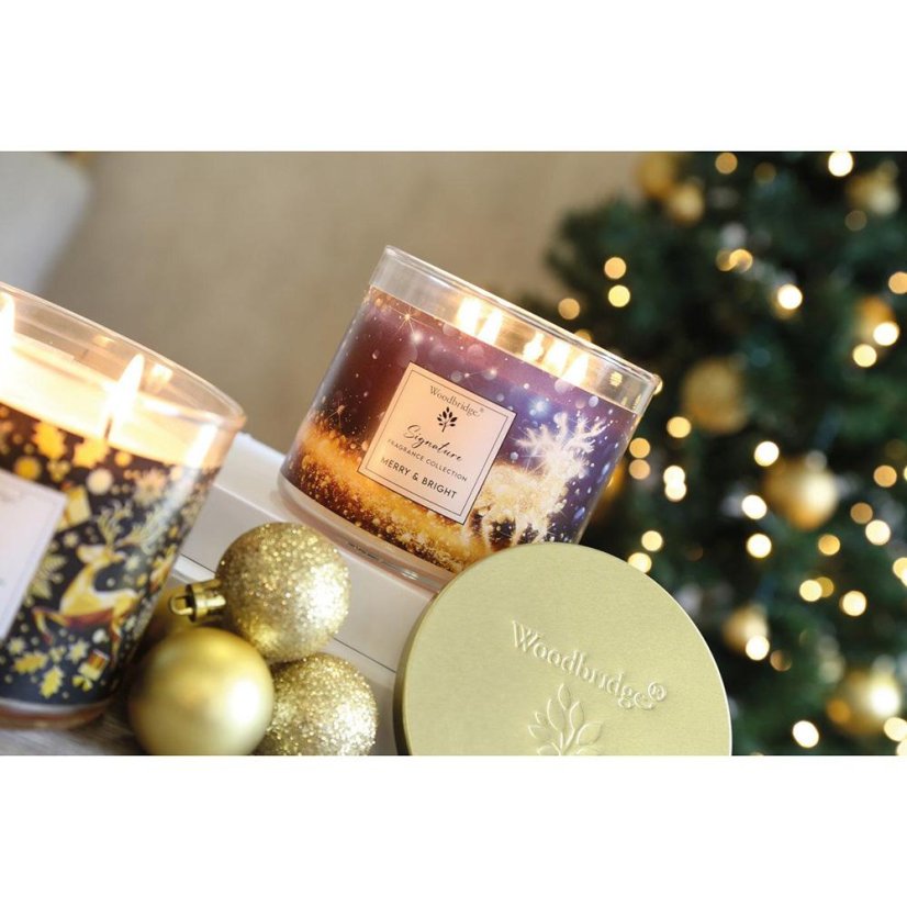 Woodbridge Signature Kerze, Merry & Bright