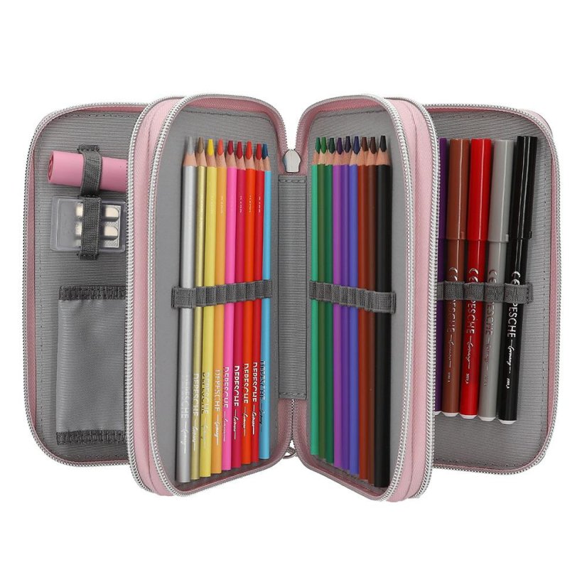 Třípatrový penál s výbavou Top Model MY BFF