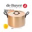 De Buyer Inocuivre 6467.24 magas fedeles edény, 24 cm