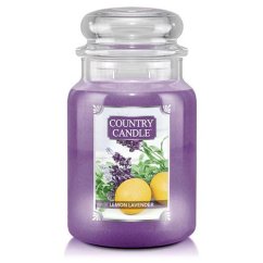 Country Candle large, Lemon Lavender