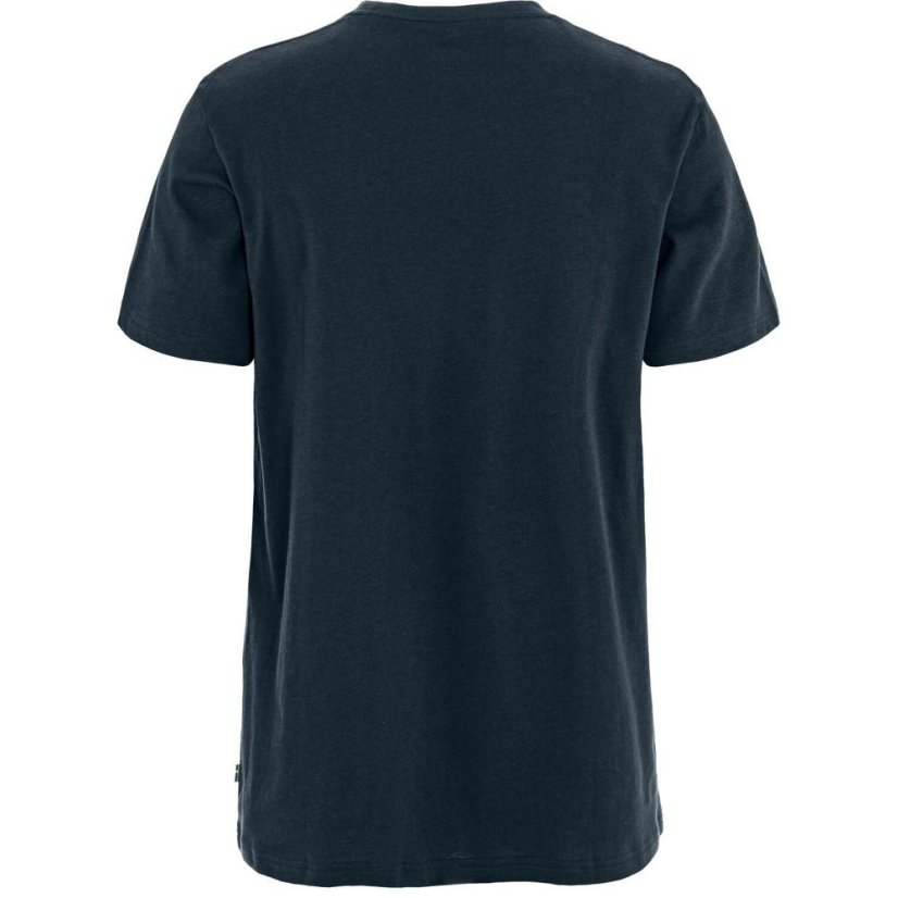 Pánské tričko Fjällräven Archive Logo T-Shirt M - Farba: Modrá, Veľkosť: XXL