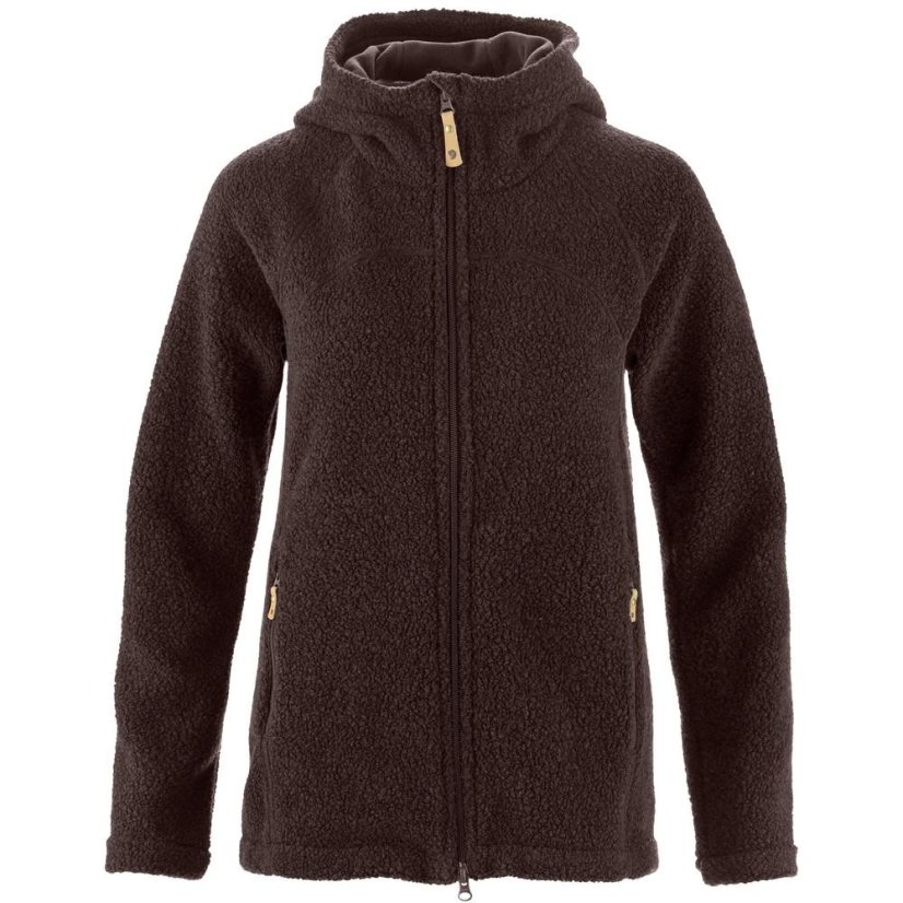 Dámská mikina Fjällräven Kaitum Fleece W - Farba: Vínovo červená, Veľkosť: L