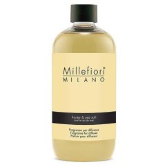Nachfüllpackung für Diffusor Millefiori Milano, Honey & Sea Salt, 500 ml