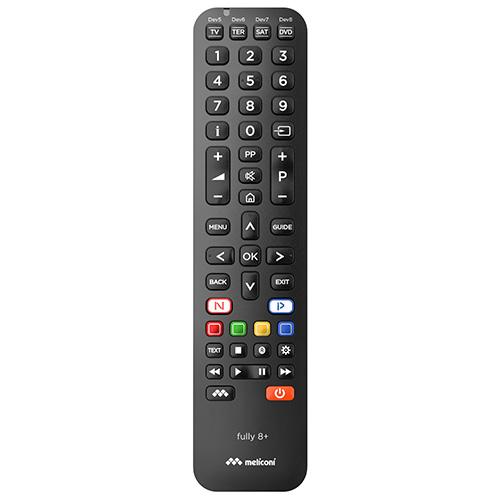 Meliconi 808014 univerzális 8v1 távirányító