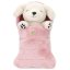 Plüschhündchen Top Model in rosa Schlafsack