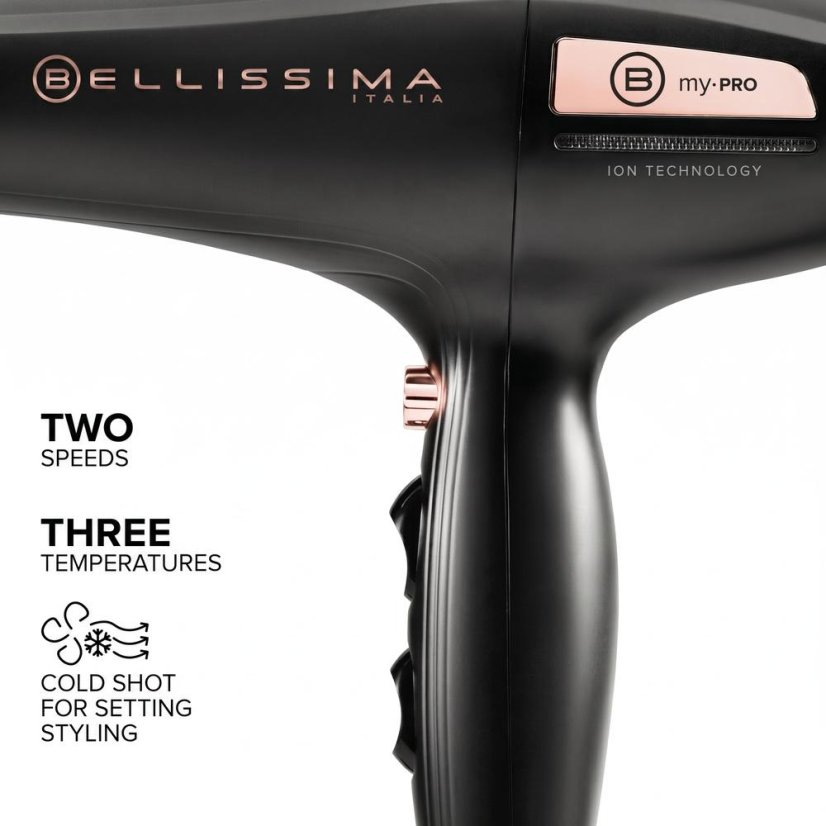 Bellissima My Pro P3 3400 11728 Black Hair Dryer