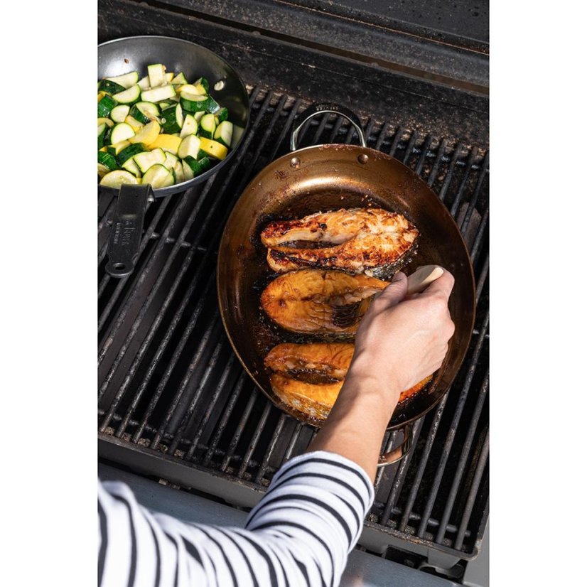 De Buyer MINERAL B 5651.36 oval steel pan, 36 cm