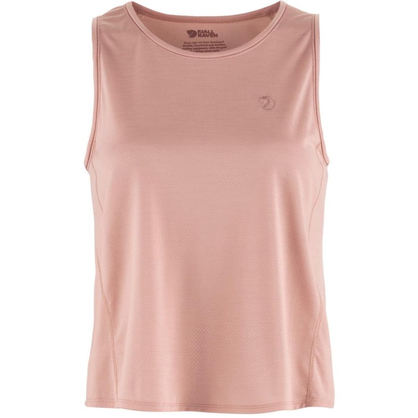 Dámský top Fjällräven Abisko Lite Tank W - Farba: Ružová, Veľkosť: L