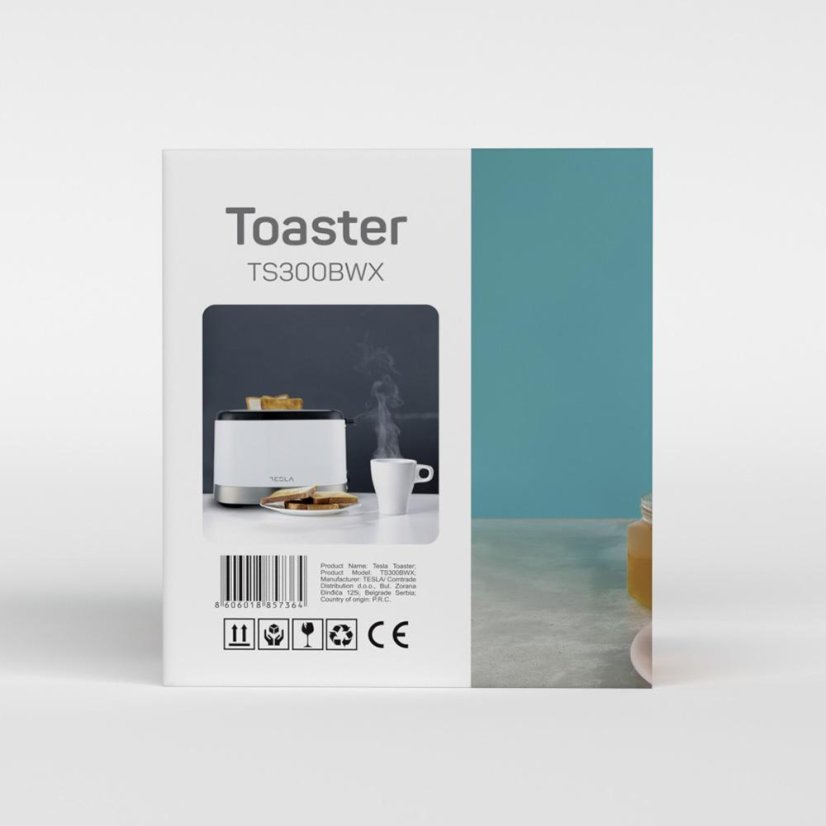 Toaster Tesla TS300BWX weiß