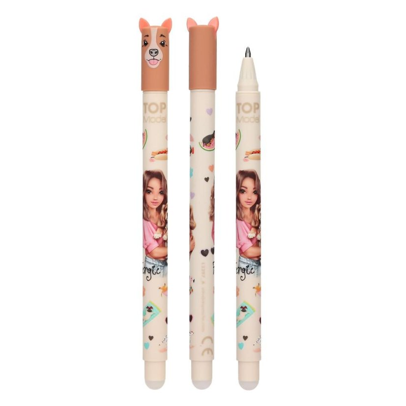 Top Model Sunny Dog Fergie Erasable Gel Pen, Cream