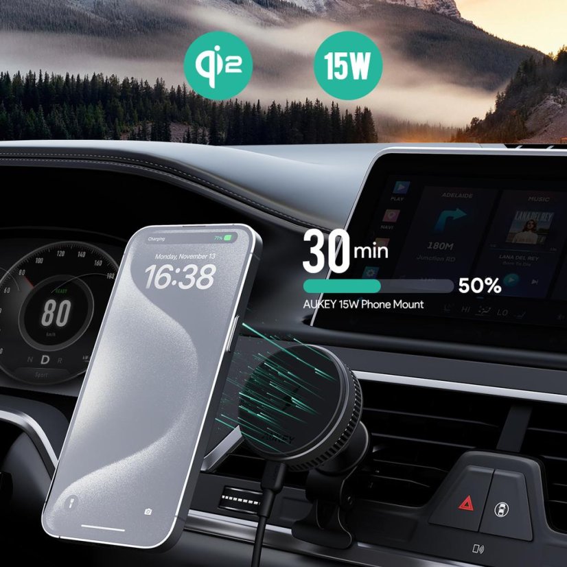 MAG nabíječka do auta Aukey HD-MC13A