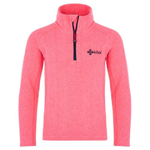Kinder-Fleece-Sweatshirt Kilpi Almeri - Farbe: Neongrün, Größe: 122