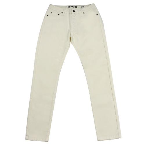 Damenhose Hurley Oceancare Mary High Waist - Farbe: Weiß, Größe: 27