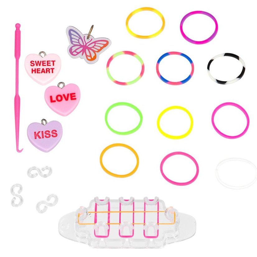 Kreativset zur Herstellung von Gummiband-Armbändern „Top Model“