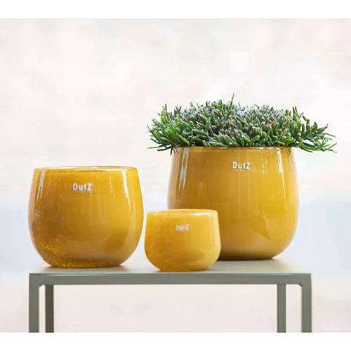 Glasblumentopf DutZ Gold Topaz