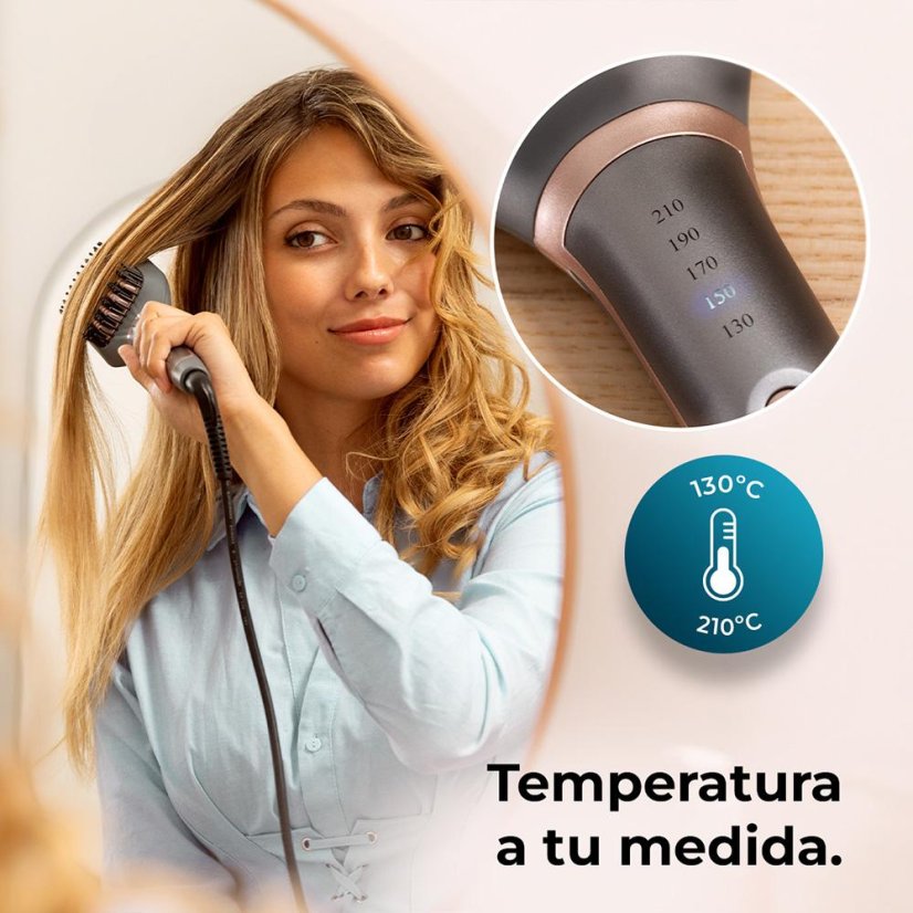 Elektrický kartáč na vlasy Cecotec InstantCare SquareBrush 1913